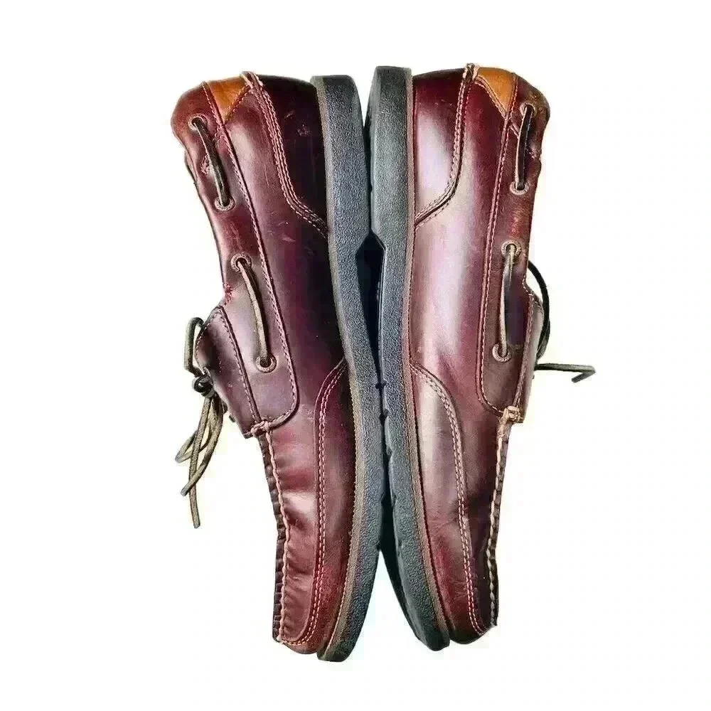Sperry Top-Sider Men's Boat Shoes Brown Leather Size 12 Casual